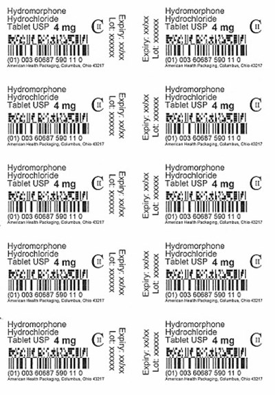 4 mg Hydromorphone Hydrochloride Tablet Blister (4 mg Blister)